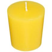 Lot de 10 bougies parfumées citronnelle 480g Atmosphera créateur d'intérieur - Jaune