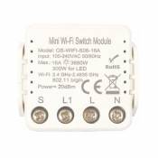 Silumen - Mini Module Interrupteur Wifi 16A - Blanc Blanc