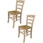 T M C S - Tommychairs - Set 2 chaises savoie pour cuisine,