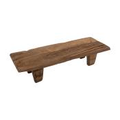 Table basse en bois récupéré naturel 100 x 35 x 22 cm - Urban Nature Culture