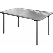 Table rugby gris en fibre de verre 135X80CM