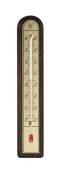 Thermomètre en plastique imitation bois - plaque en aluminium - 260x50 mm - Stil