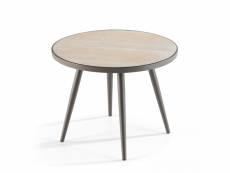 Tivoli - table basse ronde plateau en céramique
