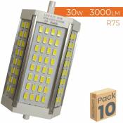 Ampoule LED R7s 30W 118mm 3000LM 200º réglable |