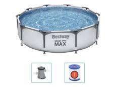 Bestway ensemble de piscine steel pro max 305x76 cm 305 cm