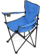 Bleu)Pliante Chaise De Camping,Siège Pliant et Portable,