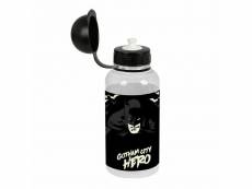 Bouteille d'eau batman hero noir pvc (500 ml)