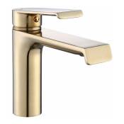 REA - robinet de lavabo hass gold bas - or clair