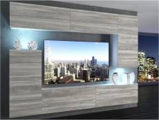 Slide - ensemble meubles tv - unité murale largeur
