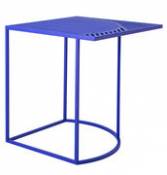 Table basse Iso-B / 40 x 40 x H 42,5 cm - Petite Friture bleu en métal