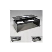 Table basse plateau relevable darwin 120x60cm / Noir/ 120x60x43 cm - Noir