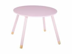 Table d'appoint design enfant "douceur" 60cm rose