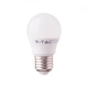 V-tac - pro VT-245 Ampoule led Chip Samsung smd 4,5W E27 Mini Globe G45 blanc chaud 3000K - sku 261 - Blanc