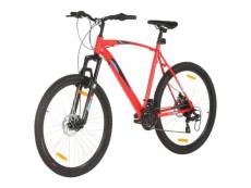 Vidaxl vélo de montagne 21 vitesses roues 29 pouces cadre 58 cm rouge 3067212