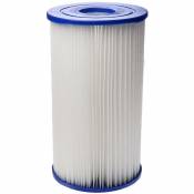 Cartouche filtrante compatible avec Intex B1 piscine pompe de filtration - Filtre à eau, blanc / bleu - Vhbw