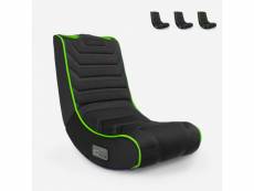 Chaise de jeu ergonomique floor rockers avec haut-parleurs bluetooth dragon Franchi Bürosessel