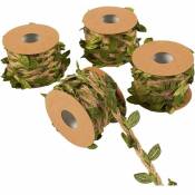 Choyclit - Guirlande de feuilles - 4 rouleaux à suspendre