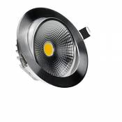 ECD Germany 1-pack LED spot encastré COB 12W 230V