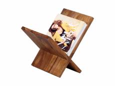 Finebuy porte-revues bois massif 29 x 31 x 28 cm porte-journaux x-forme | porte-brochures style maison de campagne | meubles en bois étagère en bois |