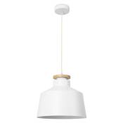 Forlight - Lampe à Suspension Ip20 Nube Ø300Mm E27 15W Blanc 630Lm - Blanc