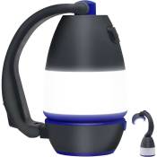 Gotrays - En 1 Lampe de Camping à Led Quadruple et Torche Portable et Lampe de Bureau 5 Modes Rechargeable Lampe de Tente Outdoor Power Bank