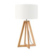 Lampe de table blanche 59 x 32 cm Everest - Good & Mojo