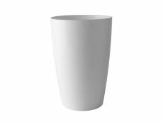 Pot de fleur vase blanc haut de gamme pour une décoration tendance, ø 29 cm h 40 cm