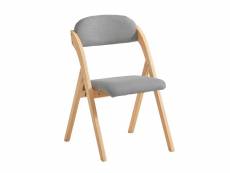 Sobuy fst92-n chaise pliante en bois avec assise et