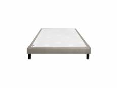 Sommier epeda nature ferme - chiné naturel 180x200 - double sommier
