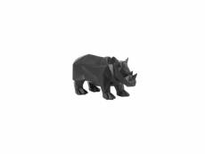 Statue rhinocéros noir origami
