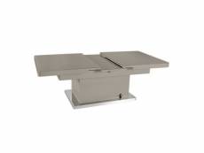 Table basse relevable extensible jet set taupe 20101000194