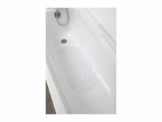 Tapis fond de baignoire anti-dérapant bulles 69 x 36 cm transparent - tendance