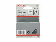 Bosch 2609200204 agrafe à fil plat de type 52 12,3 x 1,25 x 6 mm 1000 pièces 2609200204