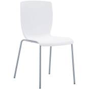 Chaise de jardin design mio Blanc