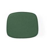 Coussin d'assise en tissu camira vert mlf29 50 x 39