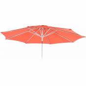 HHG - Housse de rechange pour parasol N18, housse de parasol de rechange, ø 2,7m tissu/textile 5kg terracotta