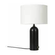 Lampe de table blanche base noire 49 cm Gravity - Gubi