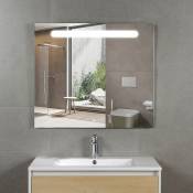 Miroir led rectangulaire 80x70Cm rima - Verre 5mm sans