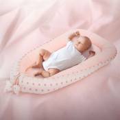 Nid de Bébé, Cœurs - Minky Rose, 90x50 cm, 100%