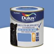 Peinture multi supports extérieure garantie 8 ans Dulux Valentine satin bleu provence 0 5L