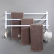 Porte-serviettes Mural en Aluminium - 3 Étages - Avec