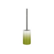 Spirella - Brosse Wc avec support Céramique tube gradient Vert Vert
