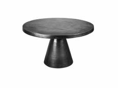 Table ronde chloé noire 69x42 cm