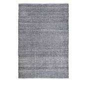 Tapis en laine et coton gris bleuté gris bleuté 200x300
