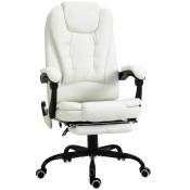 Vinsetto Fauteuil chaise de bureau massant chaise ergonomique
