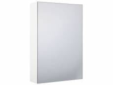 Armoire de toilette blanche avec miroir 40 x 60 cm primavera 232746