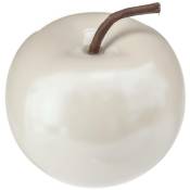 Atmosphera - Pomme déco - céramique - D8 - 5 cm créateur d'intérieur - Perle