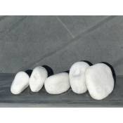 Classgarden - Gros Galets blanc 100-200 - pack 5 Galets