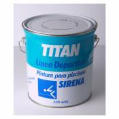 Industrias Titan Sirena - Peinture chloro-caoutchouc pour piscine (4 litres)