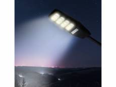 Lampadaire solaire à led 200w avec support latéral capteur et télécommande solis l